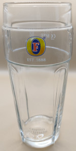 Fosters Band pint glass glass