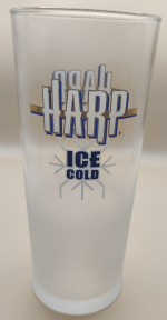 Harp Ice Cold glass
