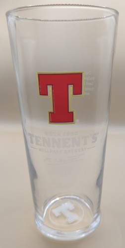 Tennent's 2012 pint glass