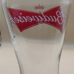 Budweiser 2011 pint glass glass