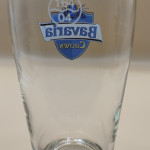 Bavaria Crown lager 2004 pint glass glass