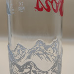 Coors Light mountains pint glass glass