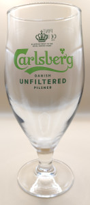 Carlsberg Unfiltered Pint Glass glass