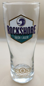 Rockshore Irish Lager glass