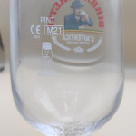 Birra Moretti 2021 chalice pint glass glass