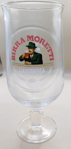 Birra Moretti 2021 chalice pint glass