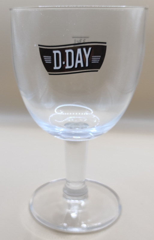 Christophe Noyon's D-Day Ale 33cl chalice glass glass