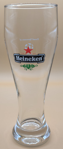 Heineken UEFA Champions League pint glass