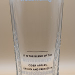 Strongbow 2015 pint glass glass