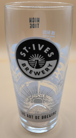 St. Ive's pint glass glass
