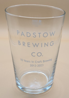Padstow 10 years 2013-2023 pint glass
