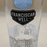 Franciscan Well 2022 conical pint glass glass