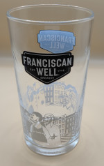 Franciscan Well 2022 conical pint glass glass