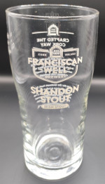 Franciscan Well Shandon Stout pint glass glass
