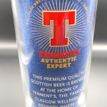 Tennent's Authentic Export pint glass glass