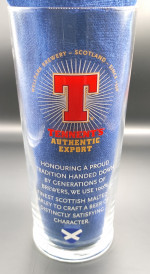 Tennent's Authentic Export pint glass glass