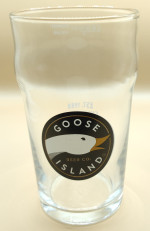 Goose Island Nonic pint glass glass