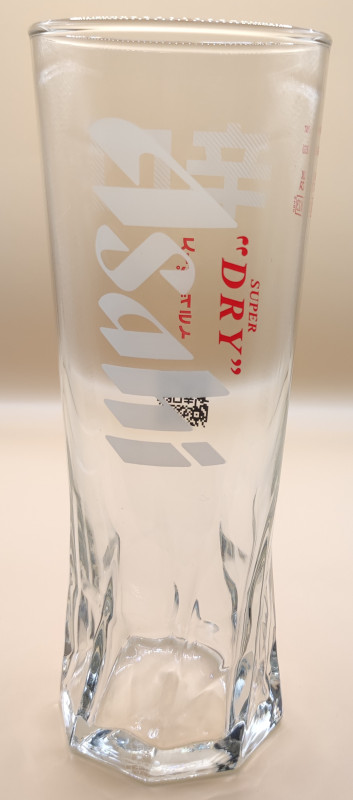 Asahi Super Dry M23 pint glass glass