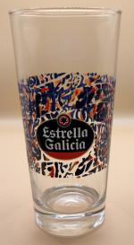 Estrella Galicia 2020 pint glass glass