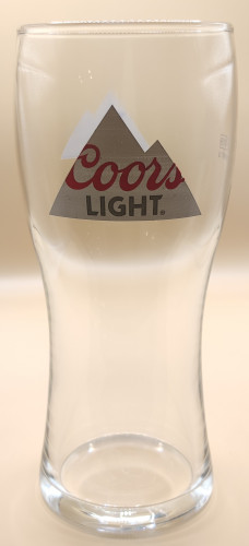 Coors Light 2019 pint glass