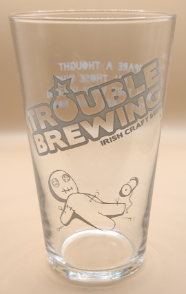 Trouble Brewing 2018 pint glass