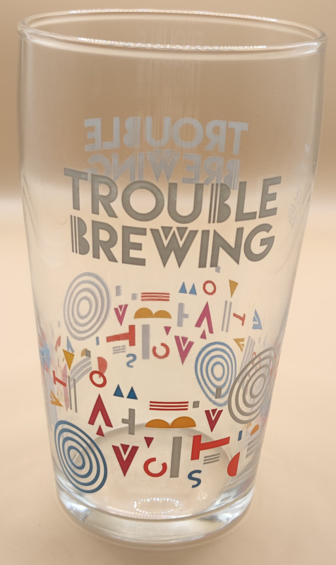 Trouble Brewing 2023 pint glass glass