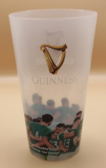 Guinness Ireland Rugby plastic pint cup glass