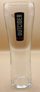 Bulmers Outcider 2017 pint glass glass