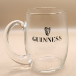 Guinness 1968 tankard pint glass