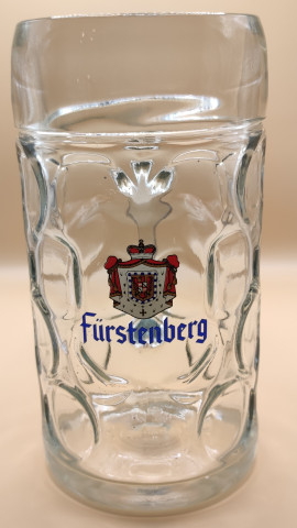 Fuerstenberg one litre tankard glass
