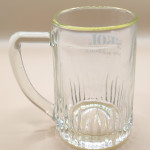 Skol International half pint tankard glass glass