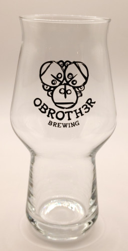 O'Brother Brewing craft beer glass