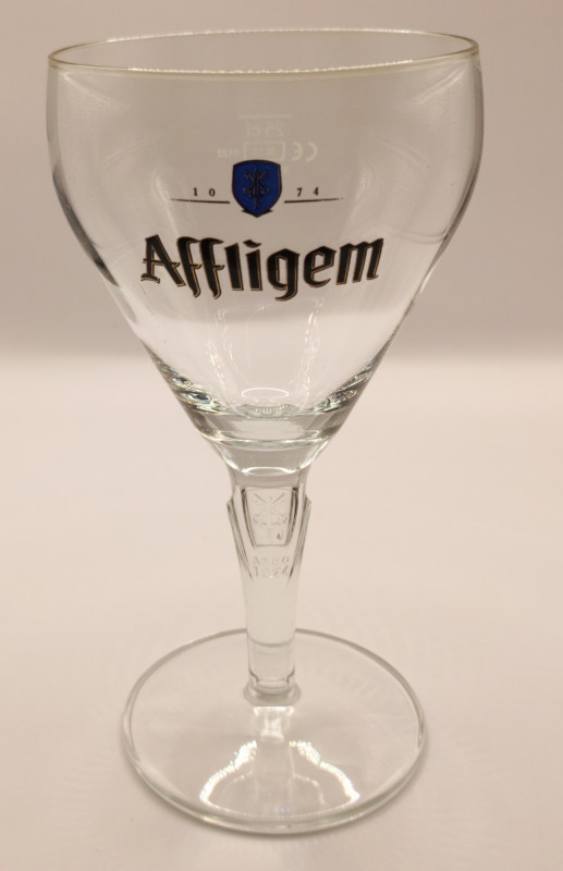 Affligem 2016 tall chalice glass glass