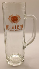 Bull & Castle Gastro Pub & Beer Hall tankard pint glass glass