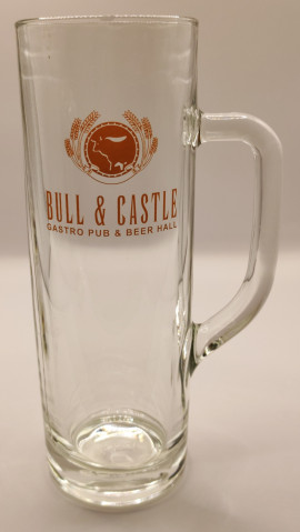 Bull & Castle Gastro Pub & Beer Hall tankard pint glass