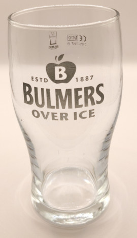 Bulmers 2010 UK pint glass