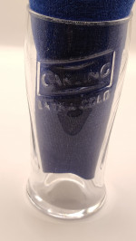 Carling Extra Cold one third pint glass glass