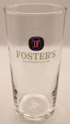 Fosters conical pint glass