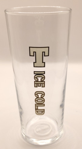 Tennent's Ice Cold pint glass