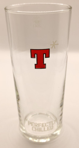 Tennent's Perfectly Chilled pint glass