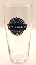 Whitewater 2009 pint glass glass