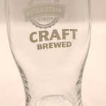 Whitewater Craft Brewed 2014 pint glass glass