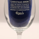 Carlsberg 2017 special Christmas brew (Nordhampton) pint glass glass