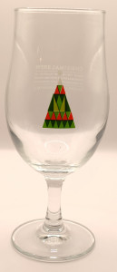 Carlsberg 2017 special Christmas brew (Nordhampton) pint glass glass