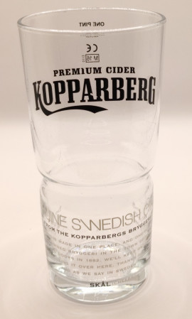 Kopparberg 2016 pint glass
