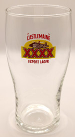 Castlemaine XXXX Export lager tulip pint glass glass