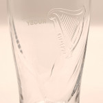 Guinness Rugby gravity glass glass