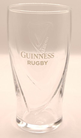 Guinness Rugby gravity glass