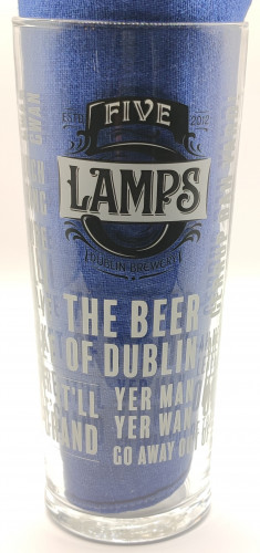 Five Lamps 2019 pint glass