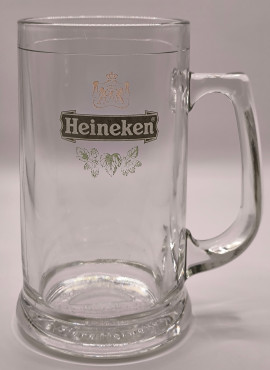 Heineken Rimmed Tankard pint glass